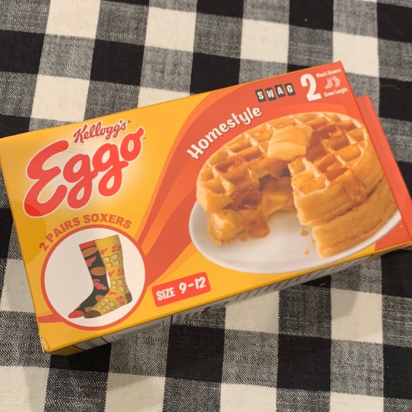 Men’s SWAG Kellogg’s Eggo 2-Pairs of Soxers - Picture 1 of 4